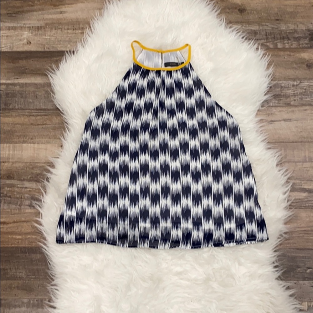 THML • blue and white tank top